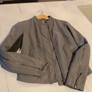 Free People - size 6 - faux leather/suede jacket